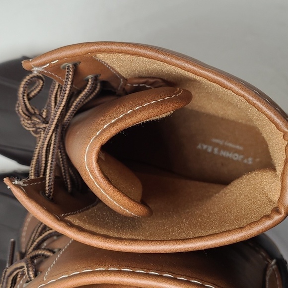 St. John's Bay Rollands Duck Boot - Brown / Tan - Size 10M - Picture 10 of 11